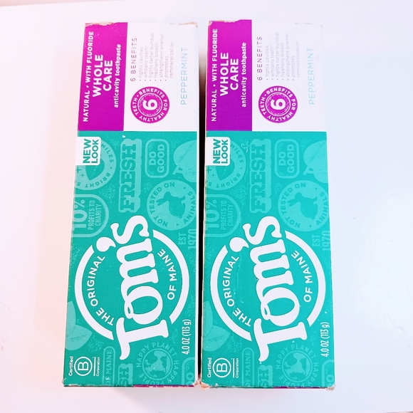 Tom's Toothpaste peppermint Natural with fluoride - Picture 1 of 4